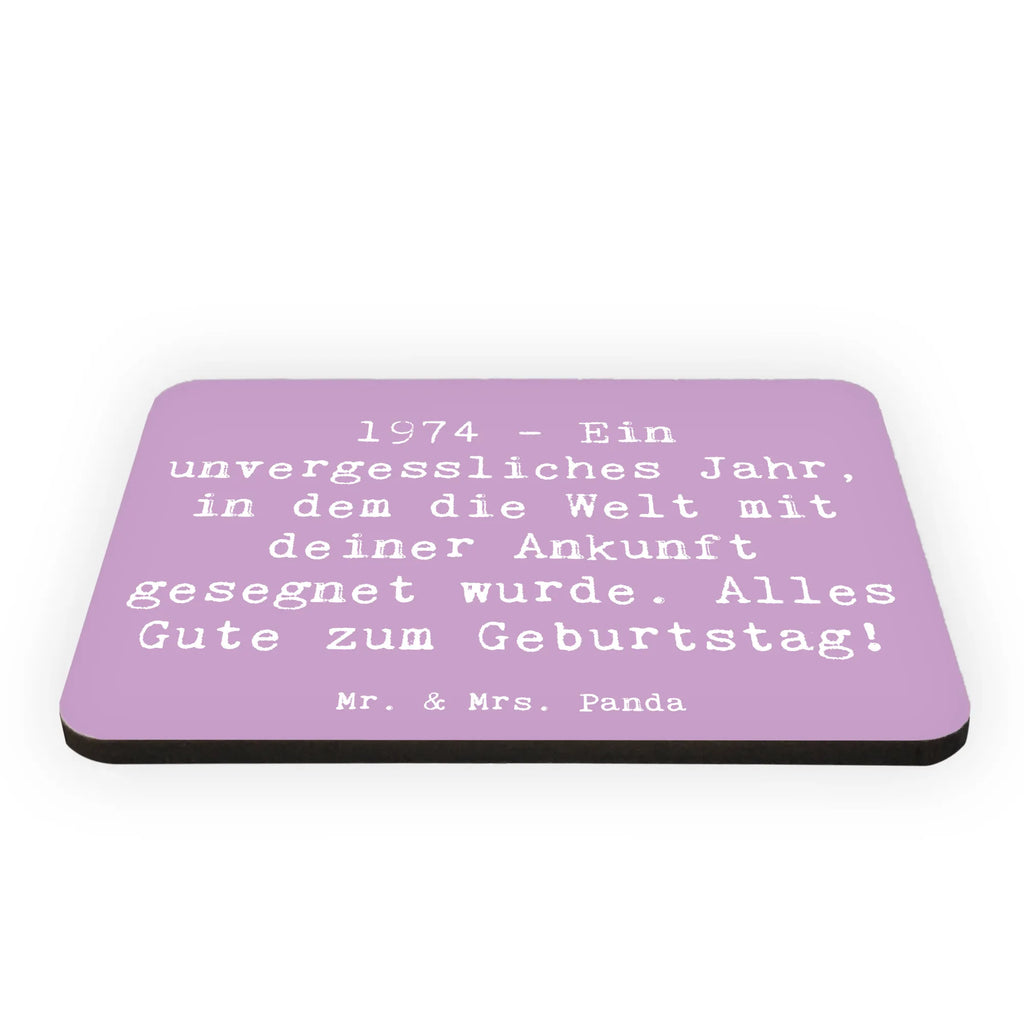 Magnet Saying 1974 - Ein unvergessliches Jahr, in dem die Welt mit deiner Ankunft gesegnet wurde. Alles Gute zum Geburtstag! Kühlschrank Dekoration, Motivmagnete, Notiz Magnet, Whiteboard Magnet, Kühlschrankmagnet, Pinnwandmagnet, Souvenir Magnet, Dekomagnet, Geburtstag, Geburtstagsgeschenk, Geschenk