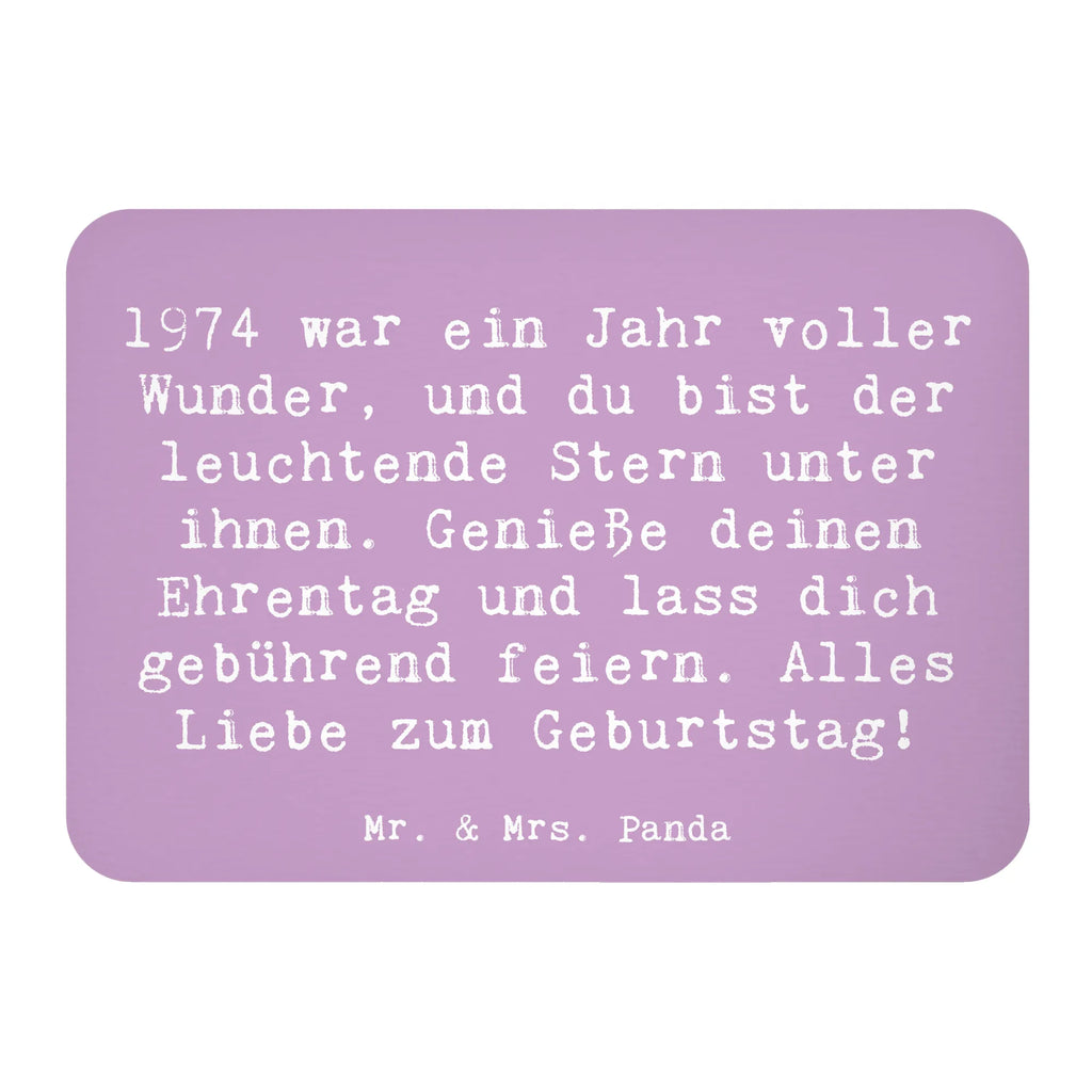 Magnet Saying 1974 war ein Jahr voller Wunder, und du bist der leuchtende Stern unter ihnen. Genieße deinen Ehrentag und lass dich gebührend feiern. Alles Liebe zum Geburtstag! Notiz Magnet, Kühlschrank Dekoration, Souvenir Magnet, Motivmagnete, Pinnwandmagnet, Whiteboard Magnet, Dekomagnet, Kühlschrankmagnet, Geburtstag, Geburtstagsgeschenk, Geschenk