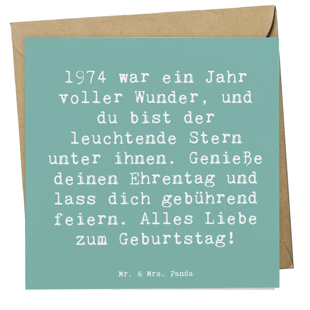 Deluxe Card Saying 1974 war ein Jahr voller Wunder, und du bist der leuchtende Stern unter ihnen. Genieße deinen Ehrentag und lass dich gebührend feiern. Alles Liebe zum Geburtstag! Grußkarte, Glückwunschkarte, Karte, Geburtstagskarte, Hochwertige Klappkarte, Klappkarte, Hochzeitskarte, Einladungskarte, Hochwertige Grußkarte, Geburtstag, Geburtstagsgeschenk, Geschenk