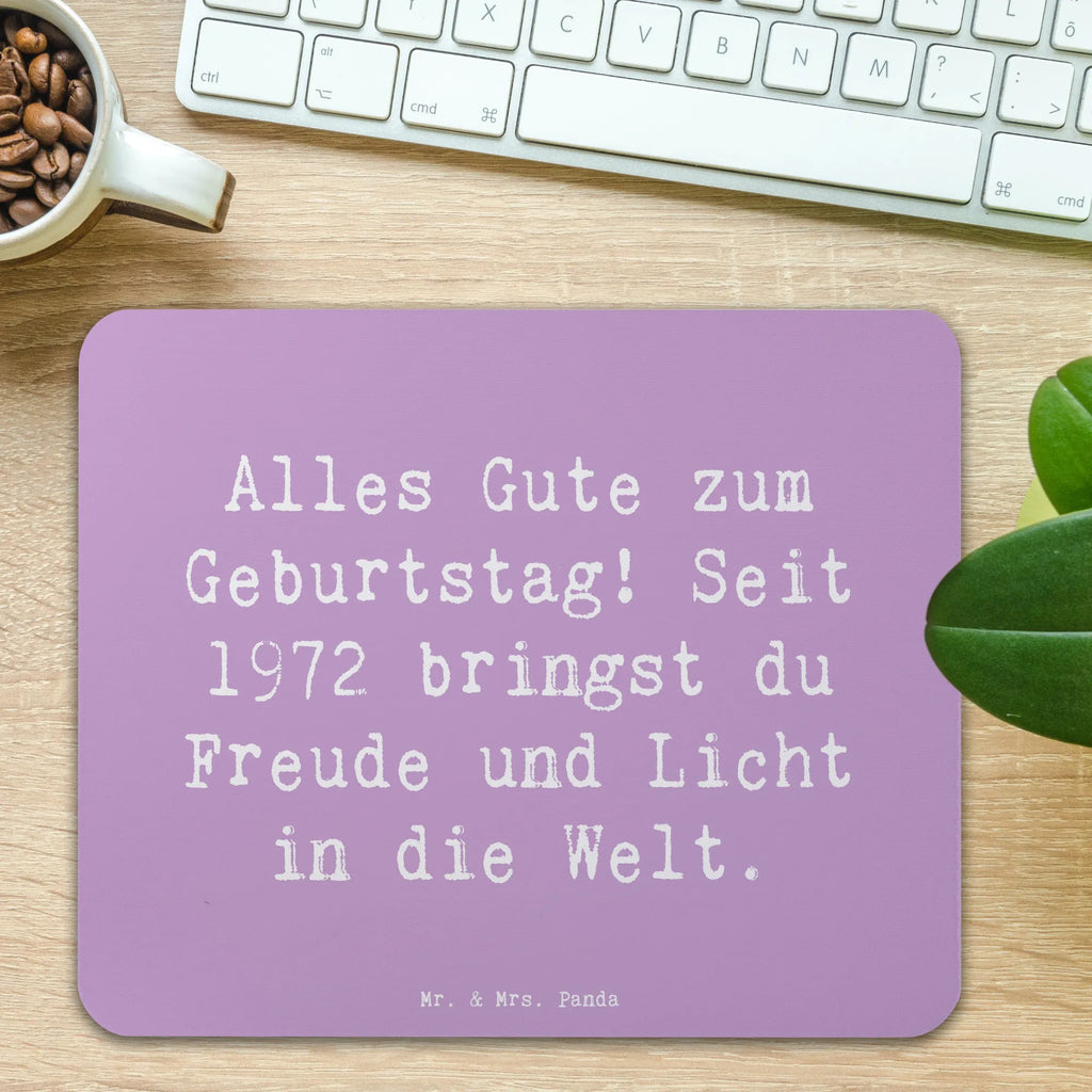 Mauspad Spruch 1972 Geburtstag Freude Computer zubehör, PC Zubehör, Mauspad, Mousepad, Mausunterlage, Büroausstattung, Mauspad Büro, Einzigartiges Mauspad, Designer Mauspad, Arbeitszimmer, Geburtstag, Geburtstagsgeschenk, Geschenk