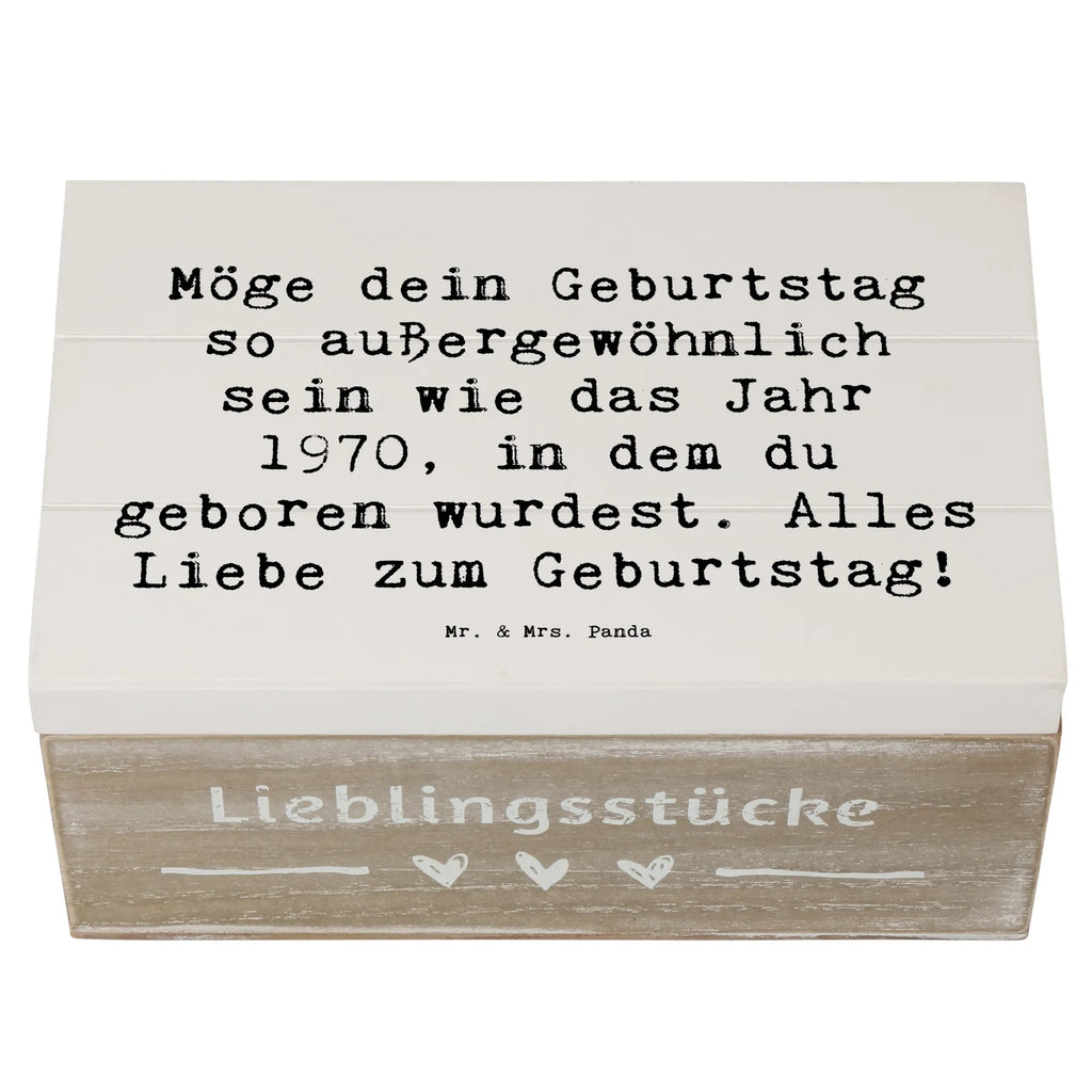 Holzkiste Spruch 1970 Geburtstag Erinnerungsbox, Erinnerungskiste, Truhe, Dekokiste, XXL, Kiste, Schatulle, Aufbewahrungsbox, Geschenkdose, Schatzkiste, Geschenkbox, Holzkiste, Geburtstag, Geburtstagsgeschenk, Geschenk