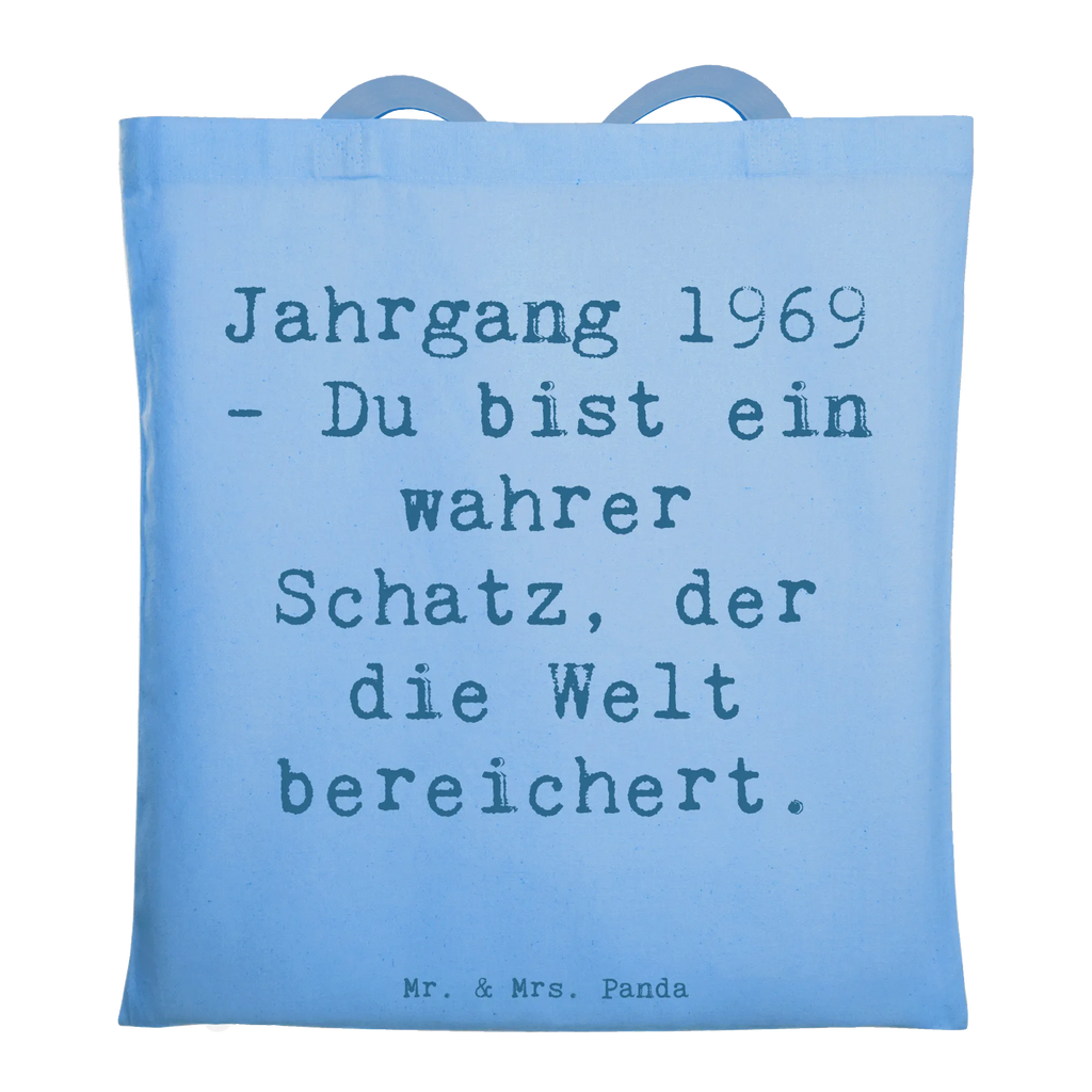 Tote bag Saying Jahrgang 1969 - Du bist ein wahrer Schatz, der die Welt bereichert. Einkaufstasche, Tragetasche, Laptoptasche, Jutebeutel, Umhängetasche, Einkaufstüte, Beuteltasche, Shopper, Stoffbeutel, Beutel, Schultertasche, Tasche, Strandtasche, Stofftasche, Badetasche, Jutetasche, Geburtstag, Geburtstagsgeschenk, Geschenk