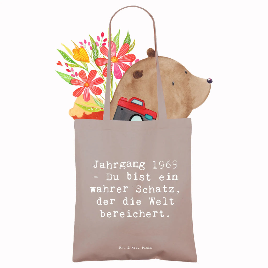 Tote bag Saying Jahrgang 1969 - Du bist ein wahrer Schatz, der die Welt bereichert. Einkaufstasche, Tragetasche, Laptoptasche, Jutebeutel, Umhängetasche, Einkaufstüte, Beuteltasche, Shopper, Stoffbeutel, Beutel, Schultertasche, Tasche, Strandtasche, Stofftasche, Badetasche, Jutetasche, Geburtstag, Geburtstagsgeschenk, Geschenk