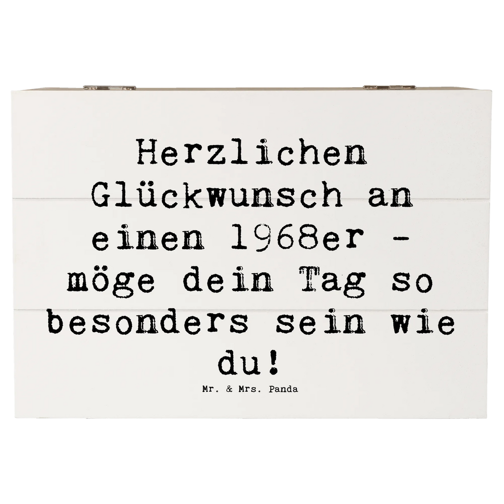 Wooden chest Saying Herzlichen Glückwunsch an einen 1968er - möge dein Tag so besonders sein wie du! Schatzkiste, Geschenkbox, Dekokiste, Schatulle, Erinnerungsbox, Aufbewahrungsbox, Holzkiste, Erinnerungskiste, Truhe, Geschenkdose, XXL, Kiste, Geburtstag, Geburtstagsgeschenk, Geschenk