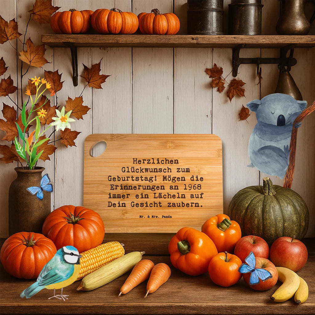Bamboo chopping board Saying Herzlichen Glückwunsch zum Geburtstag! Mögen die Erinnerungen an 1968 immer ein Lächeln auf Dein Gesicht zaubern. solid, cutting board, carving board, breakfast board, nature, cutting block, robust, engraving, dulcimer, breakfast, board, wood, kitchen, bamboo, slices, kitchen board, Birthday, celebration, party, birthday party, friends, family, birthday wish, birthday present, birthday cards, 18th birthday, 30th birthday, 40th, 50th, 60th, 70th, 80th, 90th, 90th., gift ideas, gifts for girlfriend, boyfriend, mom, dad, brother, sister, congratulations, funny, sayings, 1 year, money gifts, guest gifts, gifts online, gift basket, special gifts, unusual gifts, extraordinary gifts, gift package, original gifts, gift items, special birthday gifts