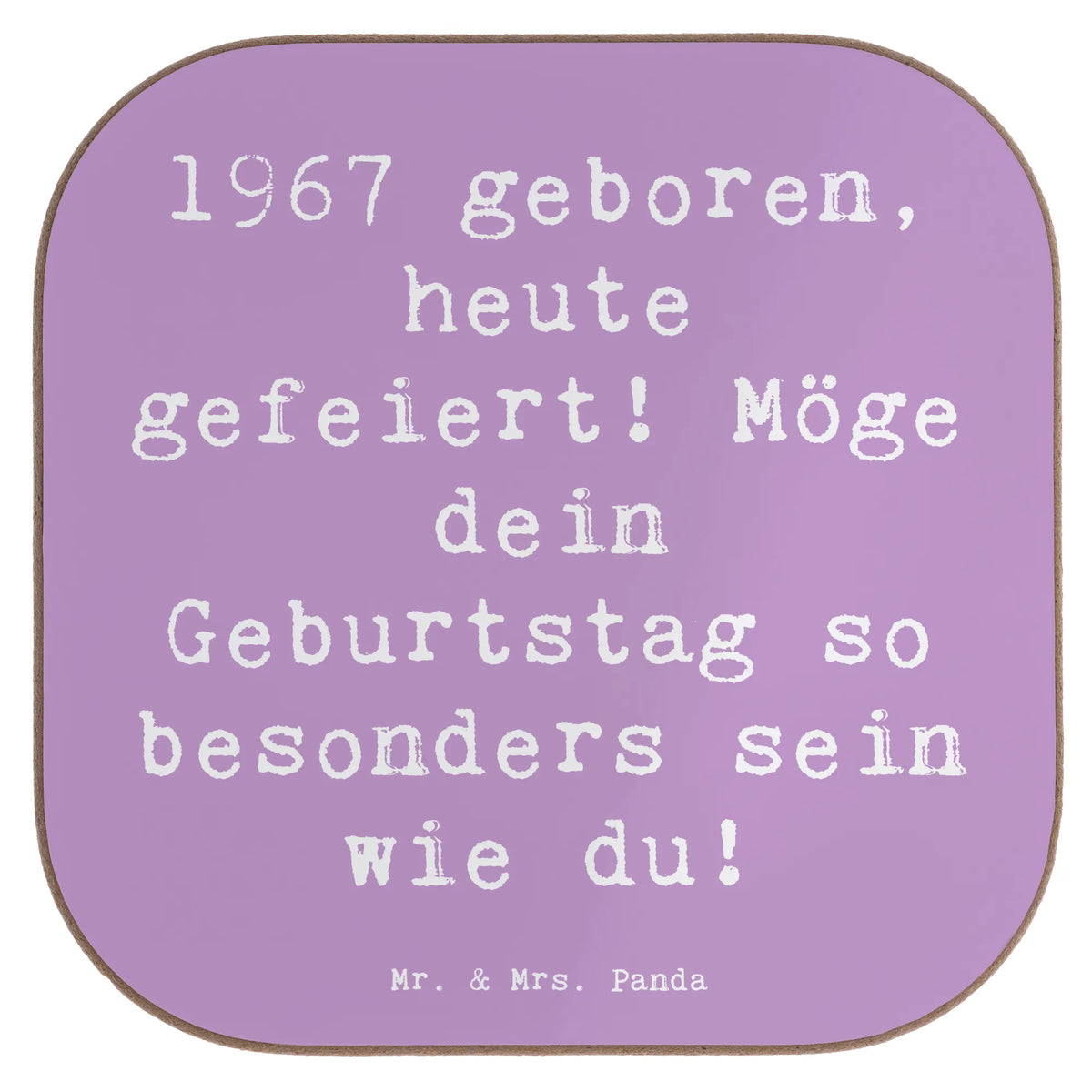 Untersetzer Spruch 1967 Geburtstag