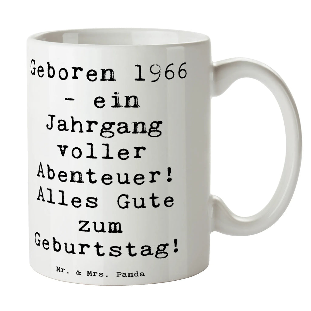 Tasse Spruch 1966 Geburtstag Abenteuer Bürotasse, Porzellantasse, Tasse mit Motiven, Tasse mit Zitaten, Keramiktasse, Tasse, Kaffeetasse, Teetasse, Geschenktasse, Geburtstag, Geburtstagsgeschenk, Geschenk