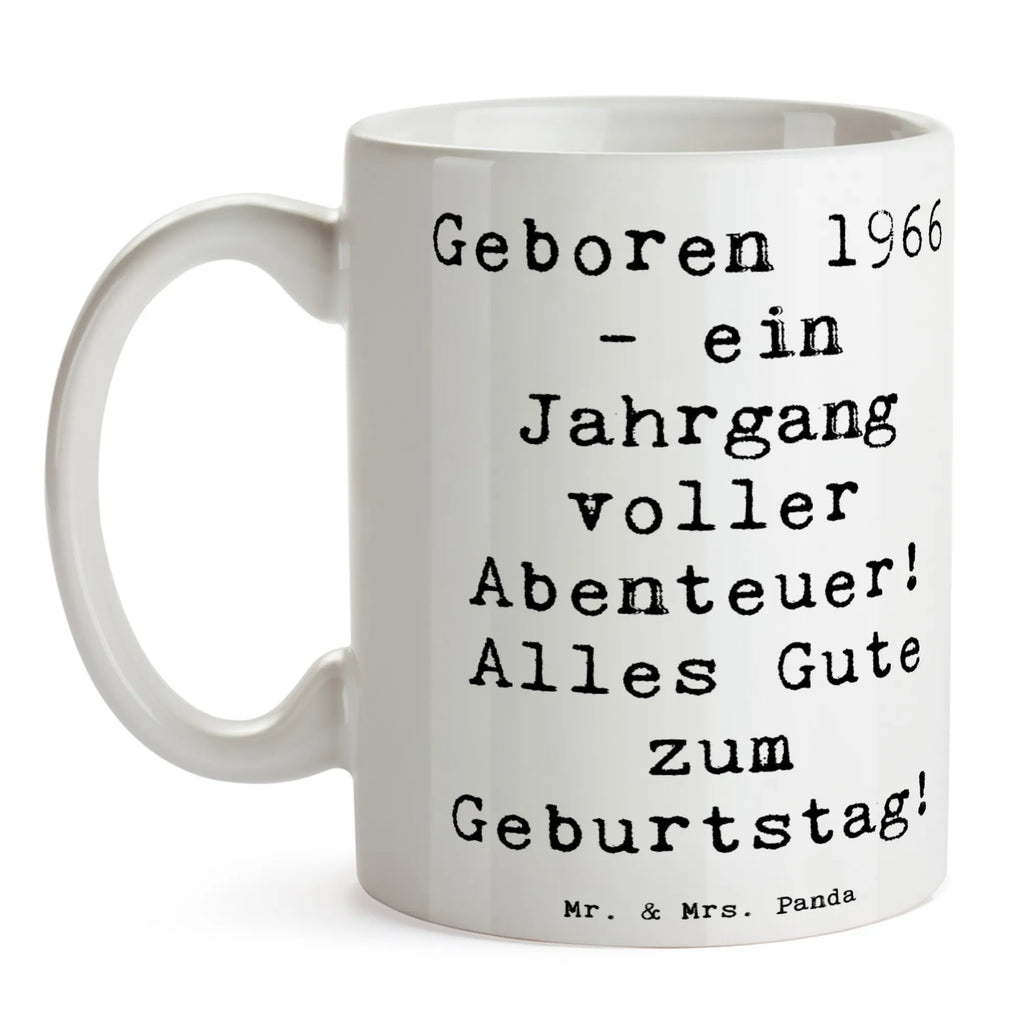 Tasse Spruch 1966 Geburtstag Abenteuer Bürotasse, Porzellantasse, Tasse mit Motiven, Tasse mit Zitaten, Keramiktasse, Tasse, Kaffeetasse, Teetasse, Geschenktasse, Geburtstag, Geburtstagsgeschenk, Geschenk
