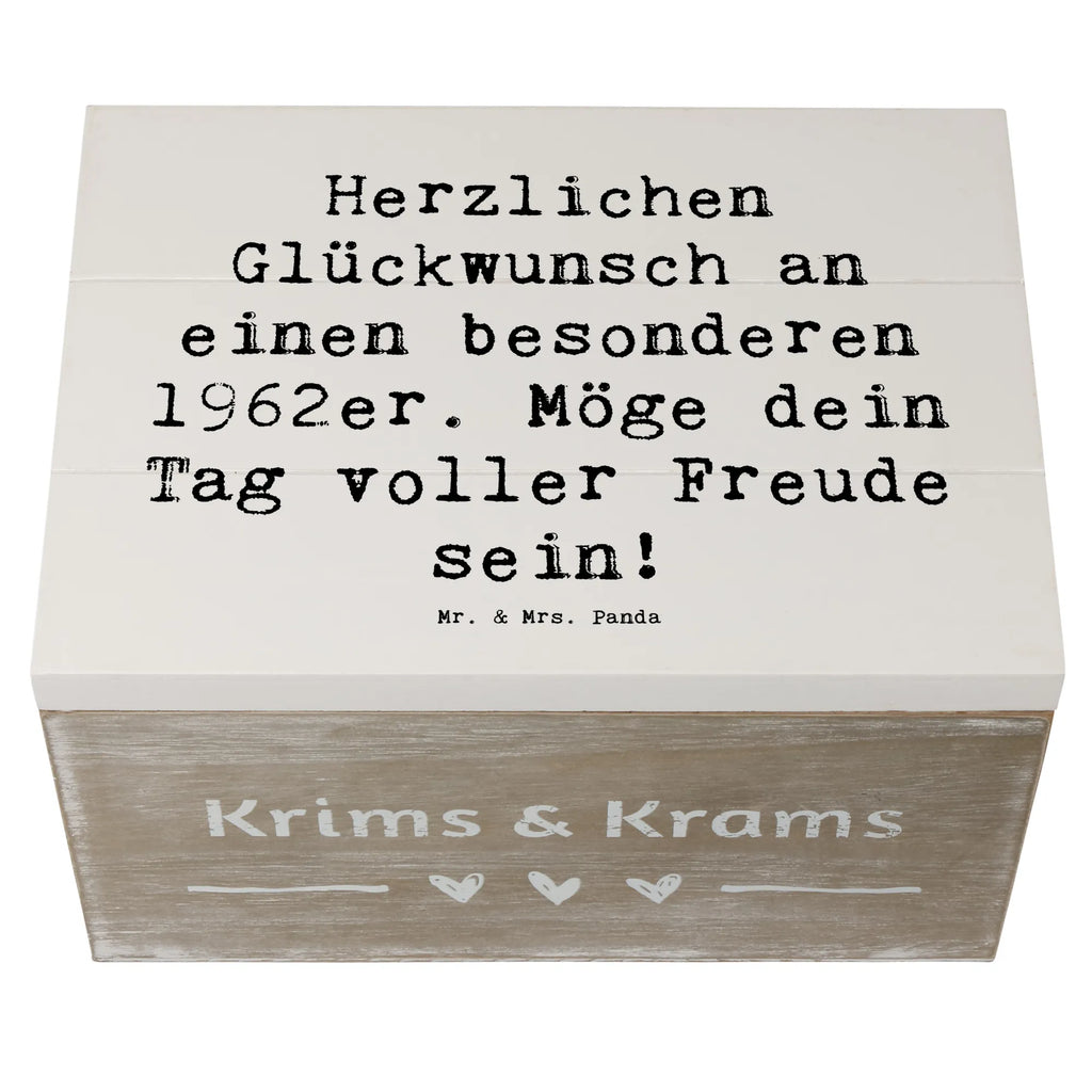Holzkiste Spruch 1962 Geburtstag Geschenkbox, Geschenkdose, XXL, Erinnerungskiste, Erinnerungsbox, Kiste, Dekokiste, Truhe, Schatulle, Holzkiste, Aufbewahrungsbox, Schatzkiste, Geburtstag, Geburtstagsgeschenk, Geschenk