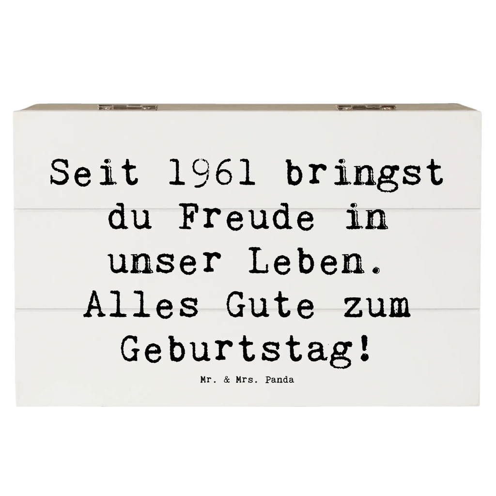 Wooden chest Saying Seit 1961 bringst du Freude in unser Leben. Alles Gute zum Geburtstag! Aufbewahrungsbox Holz, box holz, Holztruhe, Aufbewahrungsbox aus Holz, Holzkiste, aufbewahrungskisten, Schatulle, holzkästchen, kiste holz, Holzbox, aufbewahrungstruhe, Holzkisten, holzschatulle, Holzbox mit Deckel, Holz Aufbewahrungsbox, Box aus Holz, holzschachtel, holztruhen, aufbewahrungskiste mit deckel, truhe holz, Holzboxen, Aufbewahrungsbox, aufbewahrungsboxen, Aufbewahrungskiste, Holzkiste mit Deckel, Geburtstag, Geburtstagsgeschenk, Geschenk