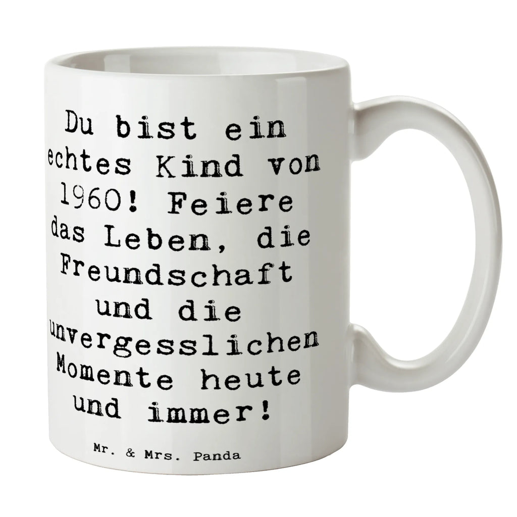 Tasse Spruch 1960 Geburtstag Kind Kaffeetasse, Tasse, Bürotasse, Porzellantasse, Tasse mit Motiven, Teetasse, Geschenktasse, Tasse mit Zitaten, Keramiktasse, Geburtstag, Geburtstagsgeschenk, Geschenk