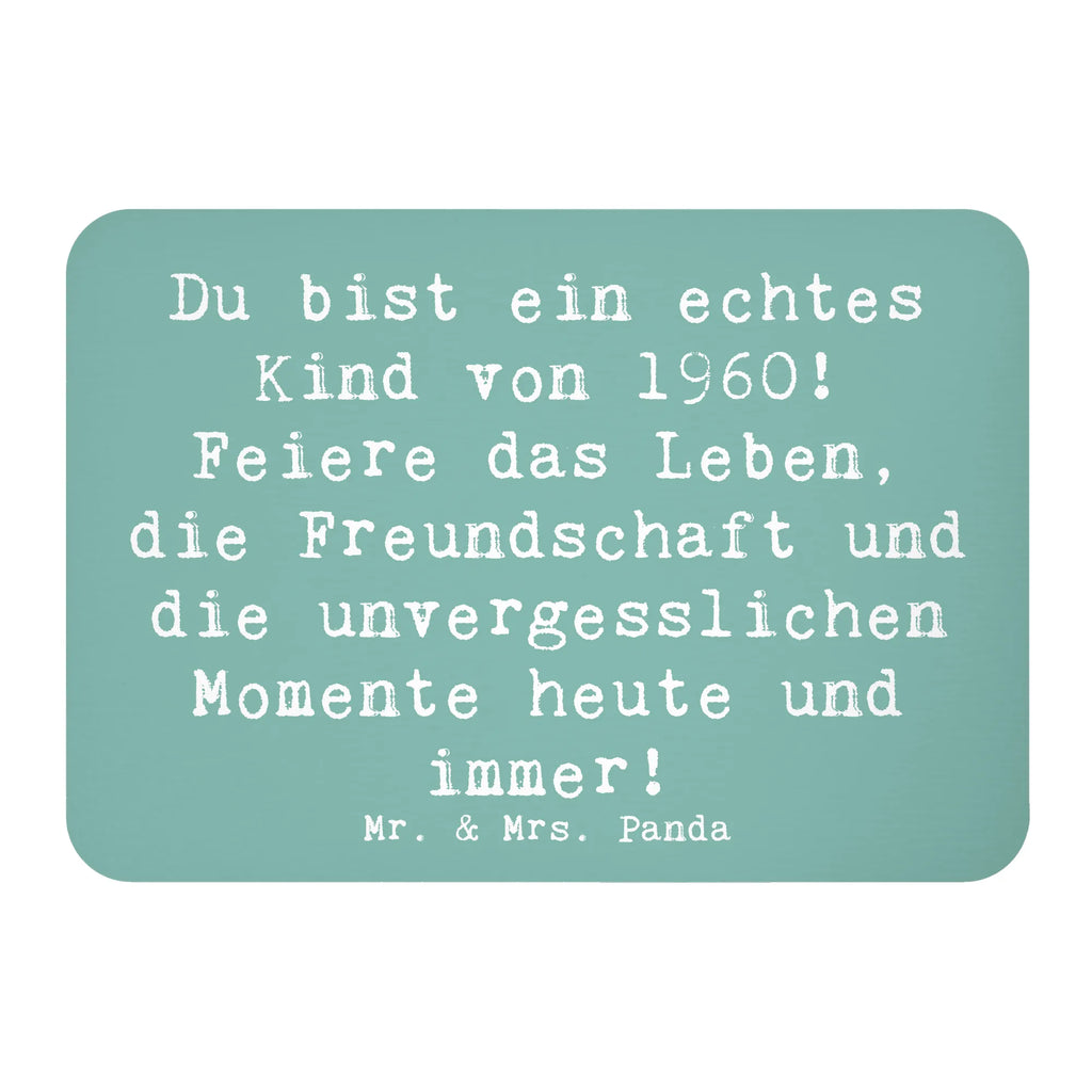 Magnet Saying Du bist ein echtes Kind von 1960! Feiere das Leben, die Freundschaft und die unvergesslichen Momente heute und immer! Souvenir Magnet, Dekomagnet, Kühlschrank Dekoration, Notiz Magnet, Whiteboard Magnet, Kühlschrankmagnet, Motivmagnete, Pinnwandmagnet, Geburtstag, Geburtstagsgeschenk, Geschenk
