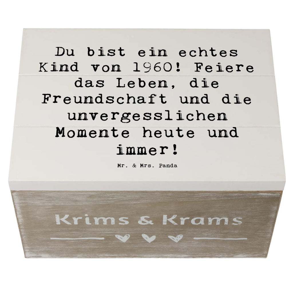 Holzkiste Spruch 1960 Geburtstag Kind Aufbewahrungsbox, Truhe, Schatulle, Holzkiste, XXL, Erinnerungskiste, Dekokiste, Geschenkbox, Erinnerungsbox, Schatzkiste, Kiste, Geschenkdose, Geburtstag, Geburtstagsgeschenk, Geschenk