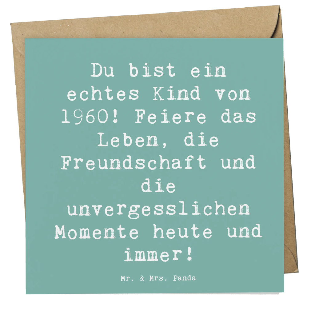 Deluxe Karte Spruch 1960 Geburtstag Kind Karte, Hochzeitskarte, Einladungskarte, Hochwertige Grußkarte, Geburtstagskarte, Glückwunschkarte, Grußkarte, Klappkarte, Hochwertige Klappkarte, Geburtstag, Geburtstagsgeschenk, Geschenk