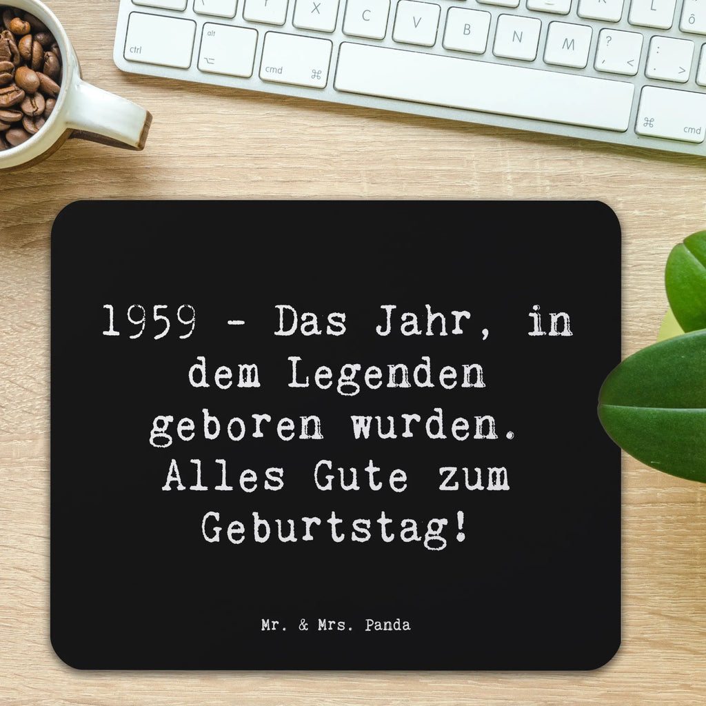 Mouse mat Saying 1959 - Das Jahr, in dem Legenden geboren wurden. Alles Gute zum Geburtstag! Mausunterlage, PC Zubehör, Mauspad Büro, Mousepad, Mauspad, Büroausstattung, Arbeitszimmer, Einzigartiges Mauspad, Designer Mauspad, Computer zubehör, Geburtstag, Geburtstagsgeschenk, Geschenk