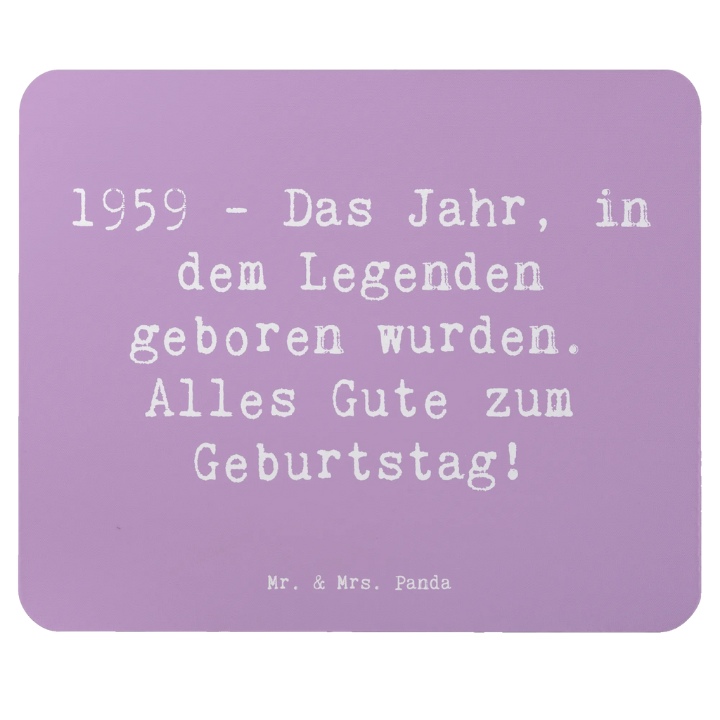Mouse mat Saying 1959 - Das Jahr, in dem Legenden geboren wurden. Alles Gute zum Geburtstag! Mausunterlage, PC Zubehör, Mauspad Büro, Mousepad, Mauspad, Büroausstattung, Arbeitszimmer, Einzigartiges Mauspad, Designer Mauspad, Computer zubehör, Geburtstag, Geburtstagsgeschenk, Geschenk
