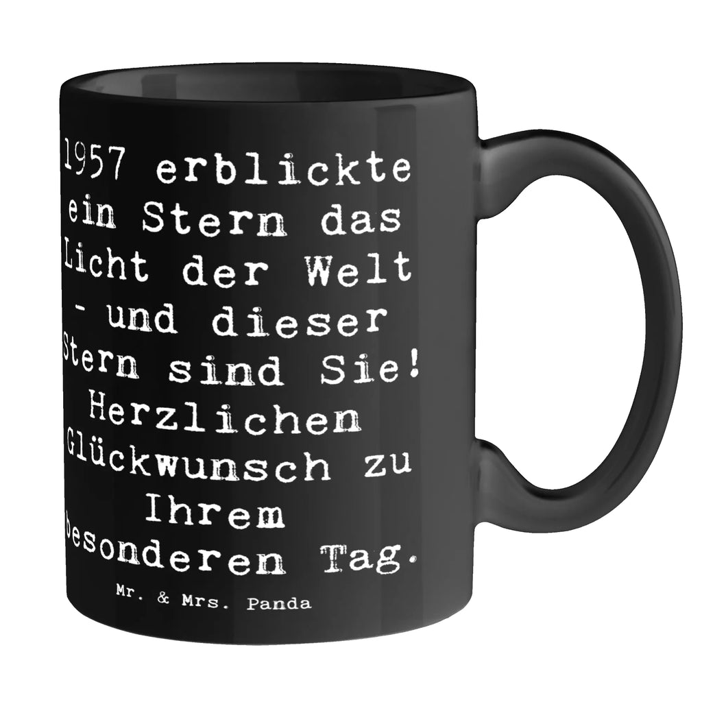 Tasse Spruch 1957 Geburtstag Stern Tasse mit Zitaten, Tasse mit Motiven, Porzellantasse, Bürotasse, Kaffeetasse, Teetasse, Tasse, Keramiktasse, Geschenktasse, Geburtstag, Geburtstagsgeschenk, Geschenk