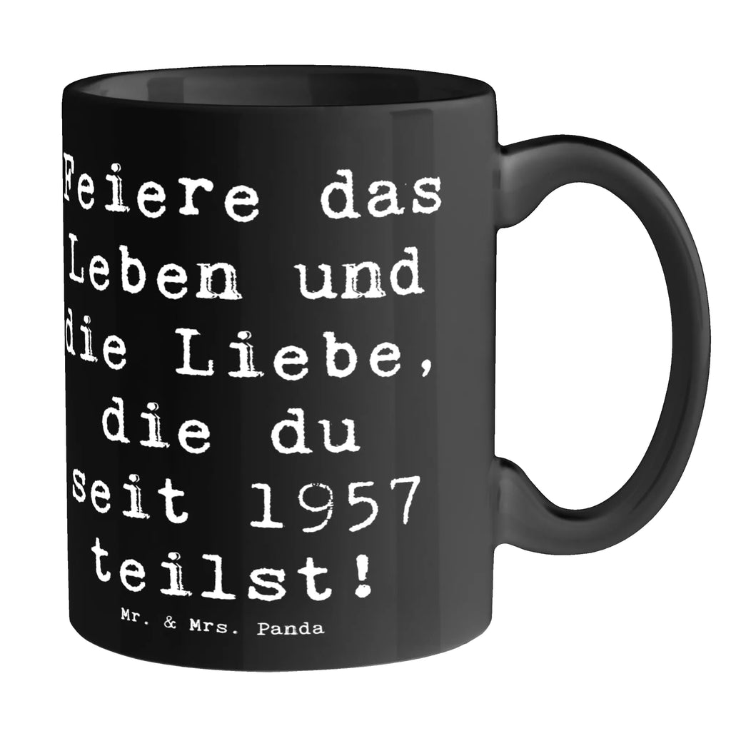 Tasse Spruch 1957 Geburtstag feiern Tasse mit Motiven, Keramiktasse, Tasse, Kaffeetasse, Tasse mit Zitaten, Porzellantasse, Bürotasse, Geschenktasse, Teetasse, Geburtstag, Geburtstagsgeschenk, Geschenk