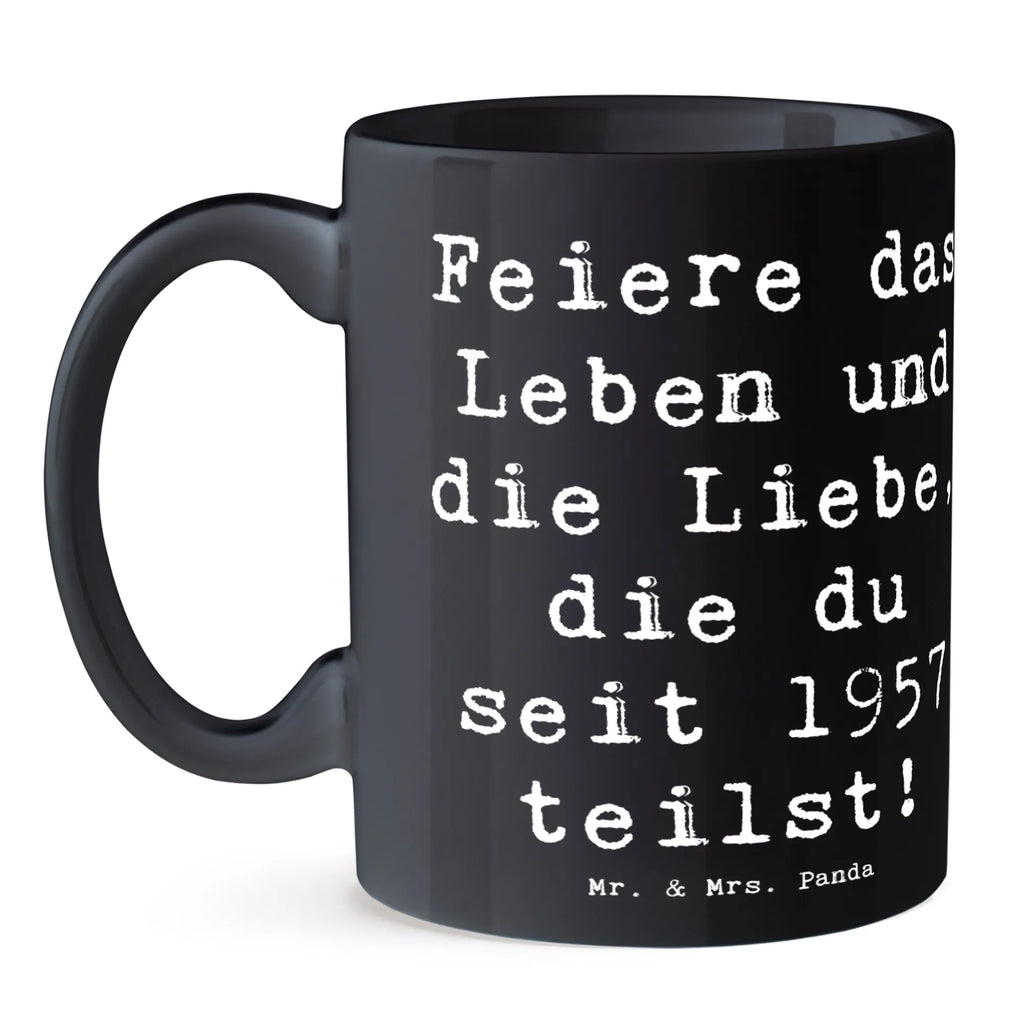 Tasse Spruch 1957 Geburtstag feiern Tasse mit Motiven, Keramiktasse, Tasse, Kaffeetasse, Tasse mit Zitaten, Porzellantasse, Bürotasse, Geschenktasse, Teetasse, Geburtstag, Geburtstagsgeschenk, Geschenk