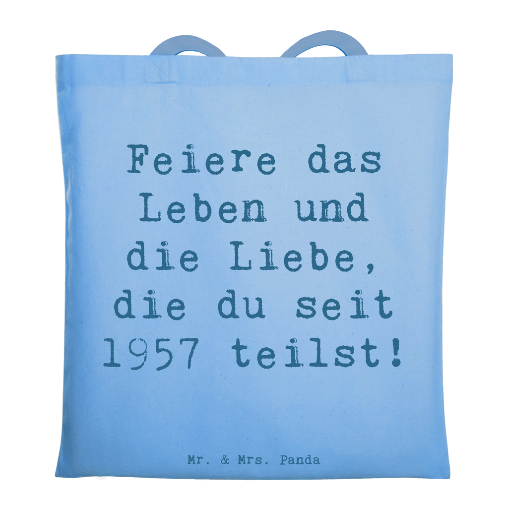 Tragetasche Spruch 1957 Geburtstag feiern Beutel, Einkaufstasche, Umhängetasche, Strandtasche, Schultertasche, Stoffbeutel, Stofftasche, Beuteltasche, Tragetasche, Jutetasche, Jutebeutel, Shopper, Einkaufstüte, Laptoptasche, Badetasche, Tasche, Geburtstag, Geburtstagsgeschenk, Geschenk