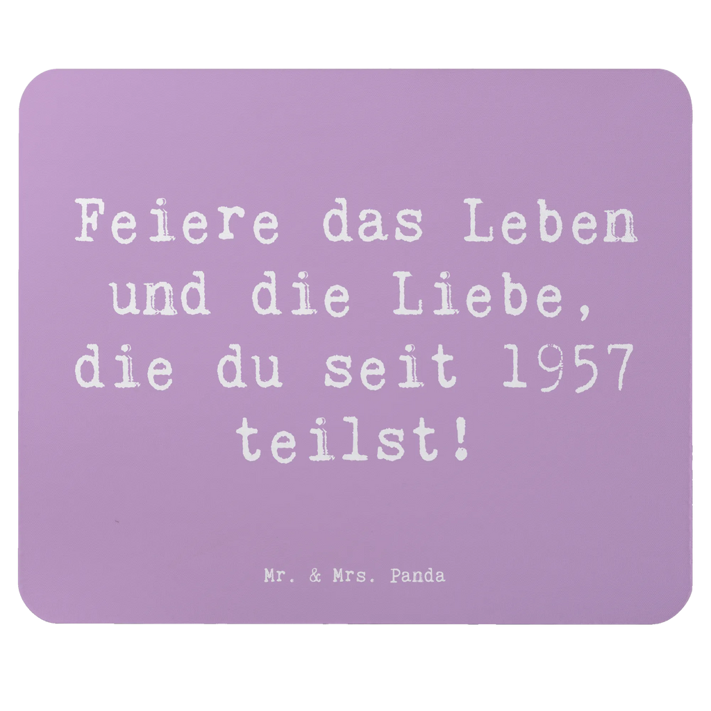 Mouse mat Saying Feiere das Leben und die Liebe, die du seit 1957 teilst! Einzigartiges Mauspad, Computer zubehör, Designer Mauspad, Arbeitszimmer, PC Zubehör, Mauspad, Mauspad Büro, Mausunterlage, Mousepad, Büroausstattung, Geburtstag, Geburtstagsgeschenk, Geschenk