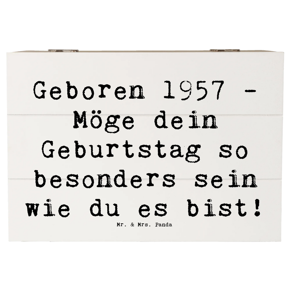 Holzkiste Spruch 1957 Geburtstag XXL, Truhe, Aufbewahrungsbox, Holzkiste, Erinnerungskiste, Geschenkdose, Kiste, Erinnerungsbox, Geschenkbox, Dekokiste, Schatzkiste, Schatulle, Geburtstag, Geburtstagsgeschenk, Geschenk