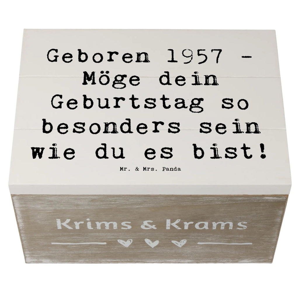 Holzkiste Spruch 1957 Geburtstag XXL, Truhe, Aufbewahrungsbox, Holzkiste, Erinnerungskiste, Geschenkdose, Kiste, Erinnerungsbox, Geschenkbox, Dekokiste, Schatzkiste, Schatulle, Geburtstag, Geburtstagsgeschenk, Geschenk