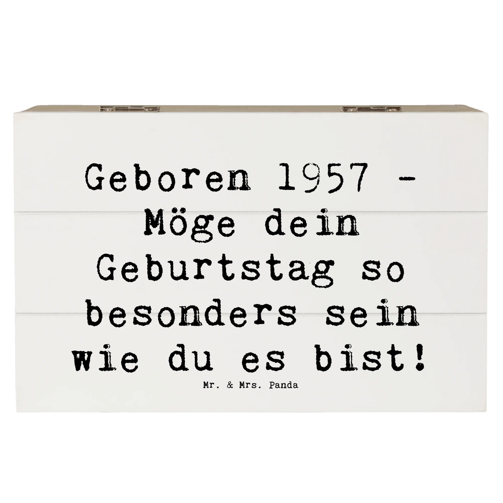 Holzkiste Spruch 1957 Geburtstag XXL, Truhe, Aufbewahrungsbox, Holzkiste, Erinnerungskiste, Geschenkdose, Kiste, Erinnerungsbox, Geschenkbox, Dekokiste, Schatzkiste, Schatulle, Geburtstag, Geburtstagsgeschenk, Geschenk
