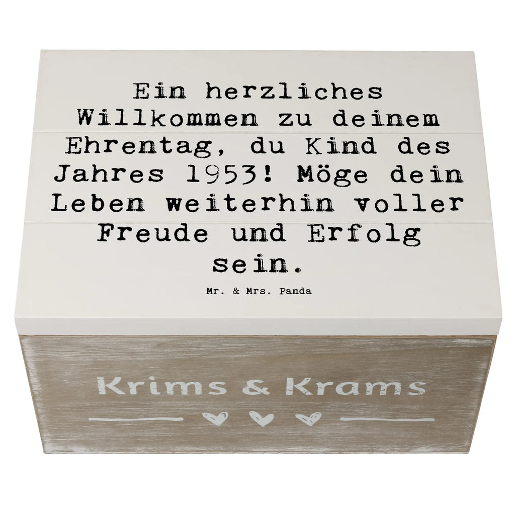 Holzkiste Spruch 1953 Geburtstag Erinnerungskiste, Dekokiste, Aufbewahrungsbox, Truhe, XXL, Geschenkdose, Geschenkbox, Erinnerungsbox, Schatulle, Kiste, Schatzkiste, Holzkiste, Geburtstag, Geburtstagsgeschenk, Geschenk