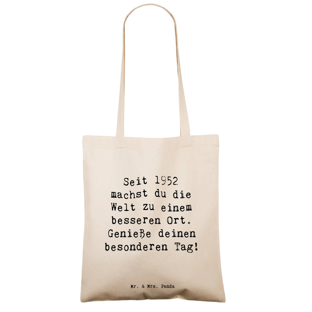 Tragetasche Spruch 1952 Geburtstag Jutetasche, Umhängetasche, Beuteltasche, Shopper, Einkaufstüte, Tasche, Stofftasche, Laptoptasche, Tragetasche, Beutel, Strandtasche, Badetasche, Einkaufstasche, Jutebeutel, Stoffbeutel, Schultertasche, Geburtstag, Geburtstagsgeschenk, Geschenk