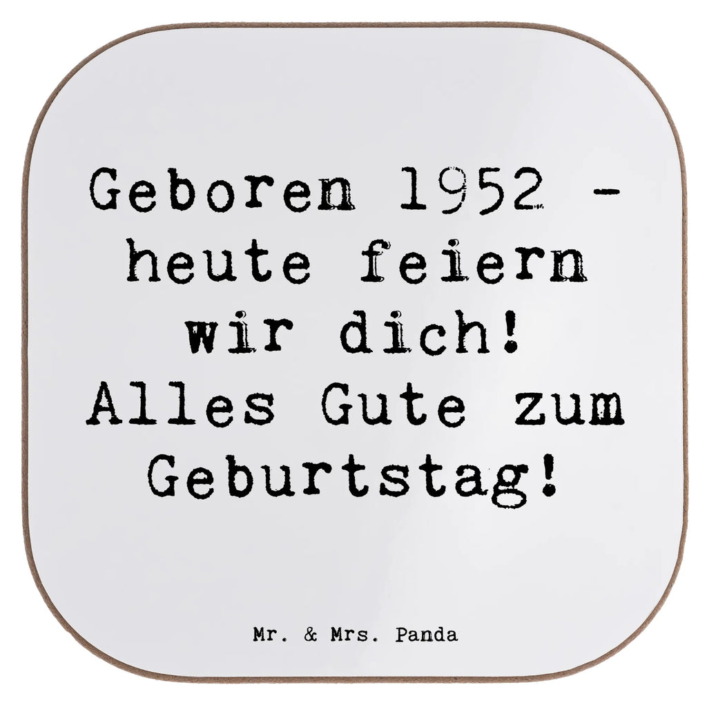 Square coaster Saying Geboren 1952 - heute feiern wir dich! Alles Gute zum Geburtstag! Tassen Untersetzer, Glasuntersetzer, Holzuntersetzer, Untersetzer Gläser, Untersetzer aus Holz, Korkuntersetzer, Bierdeckel, Getränkeuntersetzer, Untersetzer Design, Untersetzer Holz, Untersetzer für Gläser, Untersetzer, Geburtstag, Geburtstagsgeschenk, Geschenk