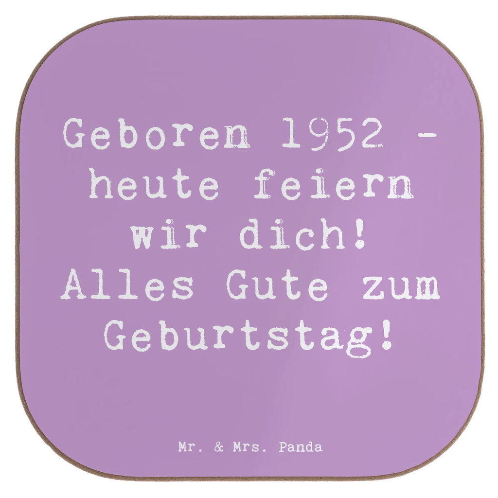 Square coaster Saying Geboren 1952 - heute feiern wir dich! Alles Gute zum Geburtstag! Tassen Untersetzer, Glasuntersetzer, Holzuntersetzer, Untersetzer Gläser, Untersetzer aus Holz, Korkuntersetzer, Bierdeckel, Getränkeuntersetzer, Untersetzer Design, Untersetzer Holz, Untersetzer für Gläser, Untersetzer, Geburtstag, Geburtstagsgeschenk, Geschenk