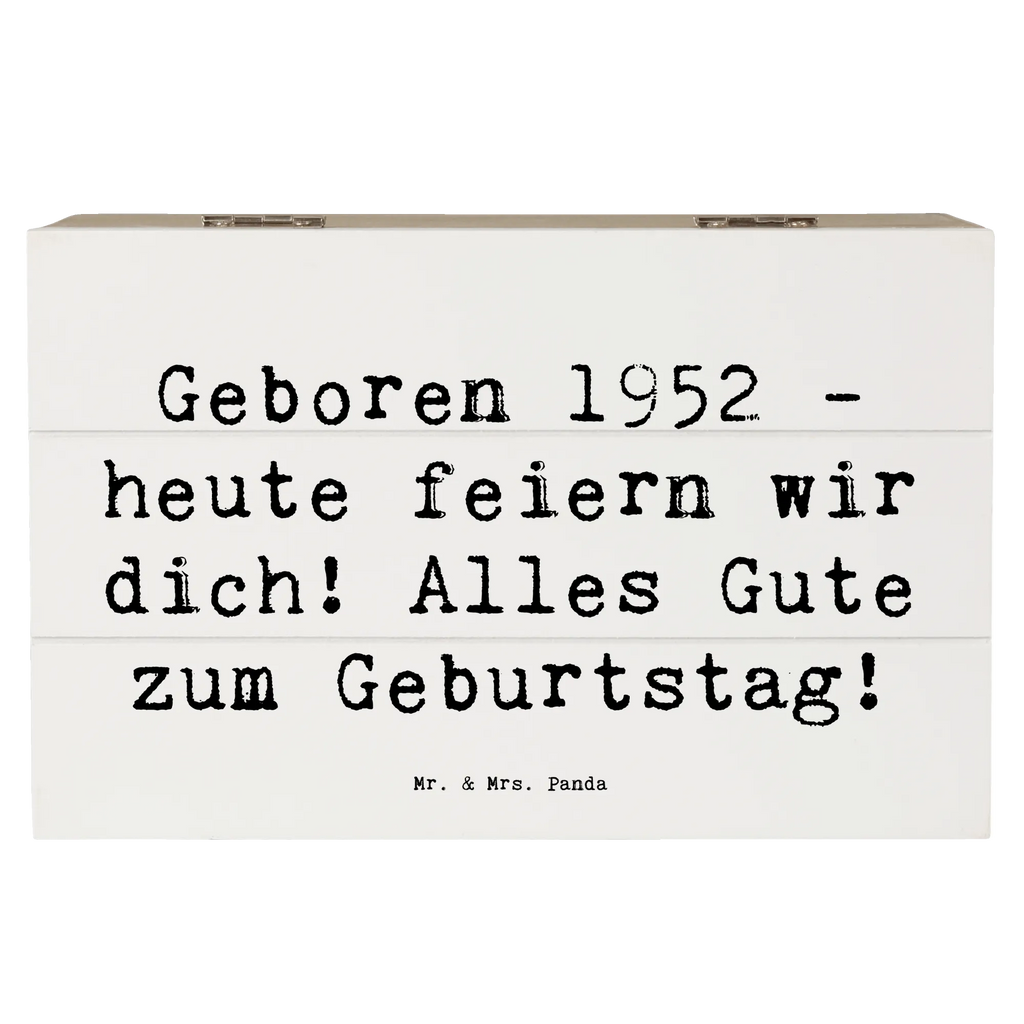 Holzkiste Spruch 1952 Geburtstag Erinnerungskiste, Schatulle, Geschenkbox, Truhe, Kiste, Holzkiste, Erinnerungsbox, Aufbewahrungsbox, Schatzkiste, Dekokiste, Geschenkdose, XXL, Geburtstag, Geburtstagsgeschenk, Geschenk