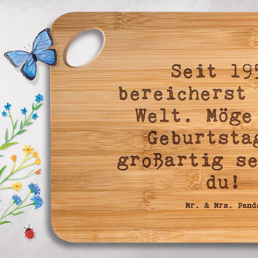 Bambus - deska do krojenia Przysłowie Seit 1952 bereicherst du die Welt. Möge dein Geburtstag so großartig sein wie du! Urodziny, prezent urodzinowy, prezent