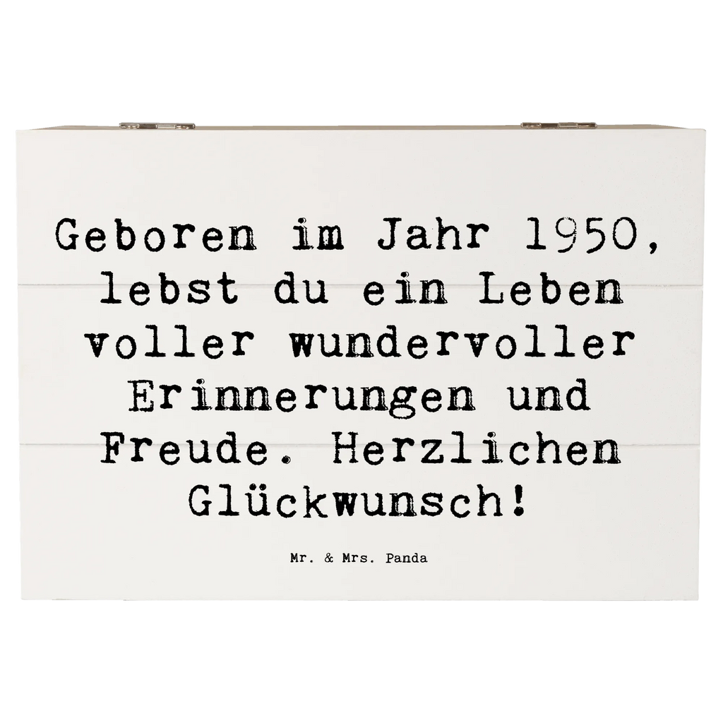 Wooden chest Saying Geboren im Jahr 1950, lebst du ein Leben voller wundervoller Erinnerungen und Freude. Herzlichen Glückwunsch! Dekokiste, Schatzkiste, Truhe, Erinnerungskiste, Kiste, Aufbewahrungsbox, XXL, Geschenkdose, Holzkiste, Schatulle, Geschenkbox, Erinnerungsbox, Geburtstag, Geburtstagsgeschenk, Geschenk