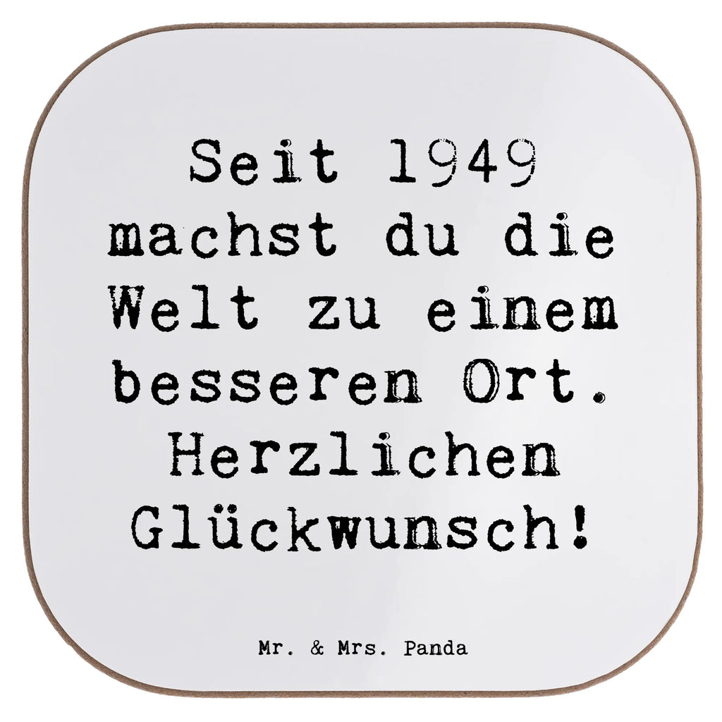 Square coaster Saying Seit 1949 machst du die Welt zu einem besseren Ort. Herzlichen Glückwunsch! Untersetzer, Untersetzer aus Holz, Holzuntersetzer, Korkuntersetzer, Untersetzer Gläser, Glasuntersetzer, Untersetzer Holz, Untersetzer Design, Getränkeuntersetzer, Bierdeckel, Untersetzer für Gläser, Tassen Untersetzer, Geburtstag, Geburtstagsgeschenk, Geschenk