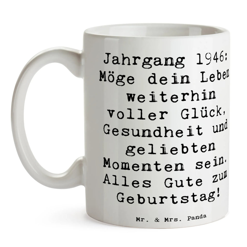 Tasse Spruch 1946 Geburtstag Geschenktasse, Kaffeetasse, Tasse mit Zitaten, Bürotasse, Porzellantasse, Keramiktasse, Teetasse, Tasse mit Motiven, Tasse, Geburtstag, Geburtstagsgeschenk, Geschenk