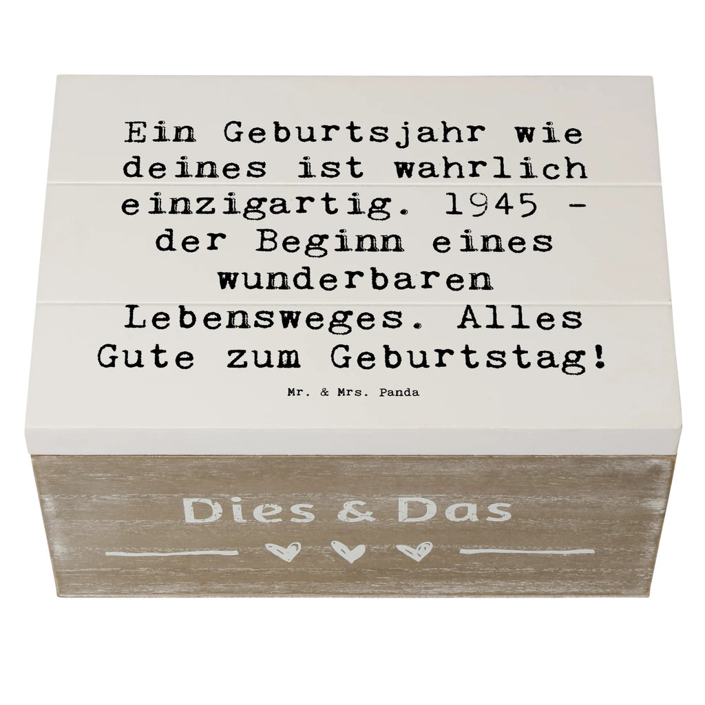 Wooden chest Saying Ein Geburtsjahr wie deines ist wahrlich einzigartig. 1945 - der Beginn eines wunderbaren Lebensweges. Alles Gute zum Geburtstag! holzschatulle, aufbewahrungstruhe, kiste holz, Box aus Holz, aufbewahrungsboxen, box holz, Holz Aufbewahrungsbox, Aufbewahrungsbox aus Holz, Holztruhe, holzkästchen, Aufbewahrungsbox, holztruhen, Holzboxen, Aufbewahrungsbox Holz, Holzkiste, Aufbewahrungskiste, Holzbox, aufbewahrungskisten, holzschachtel, Holzkiste mit Deckel, aufbewahrungskiste mit deckel, truhe holz, Holzbox mit Deckel, Holzkisten, Schatulle, Geburtstag, Geburtstagsgeschenk, Geschenk