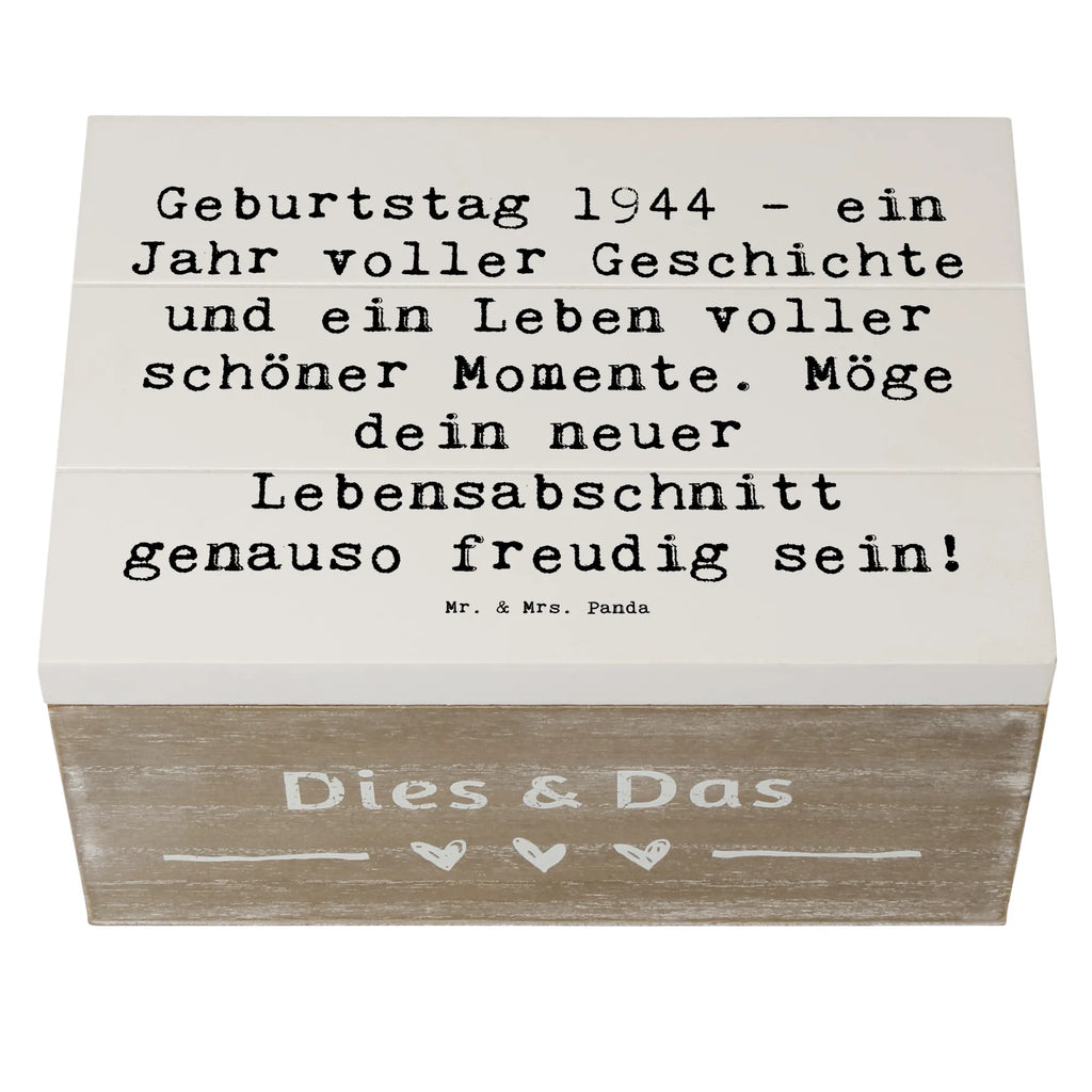 Holzkiste Spruch 1944 Geburtstag Kiste, Schatzkiste, Geschenkbox, XXL, Truhe, Aufbewahrungsbox, Geschenkdose, Erinnerungskiste, Erinnerungsbox, Holzkiste, Schatulle, Dekokiste, Geburtstag, Geburtstagsgeschenk, Geschenk