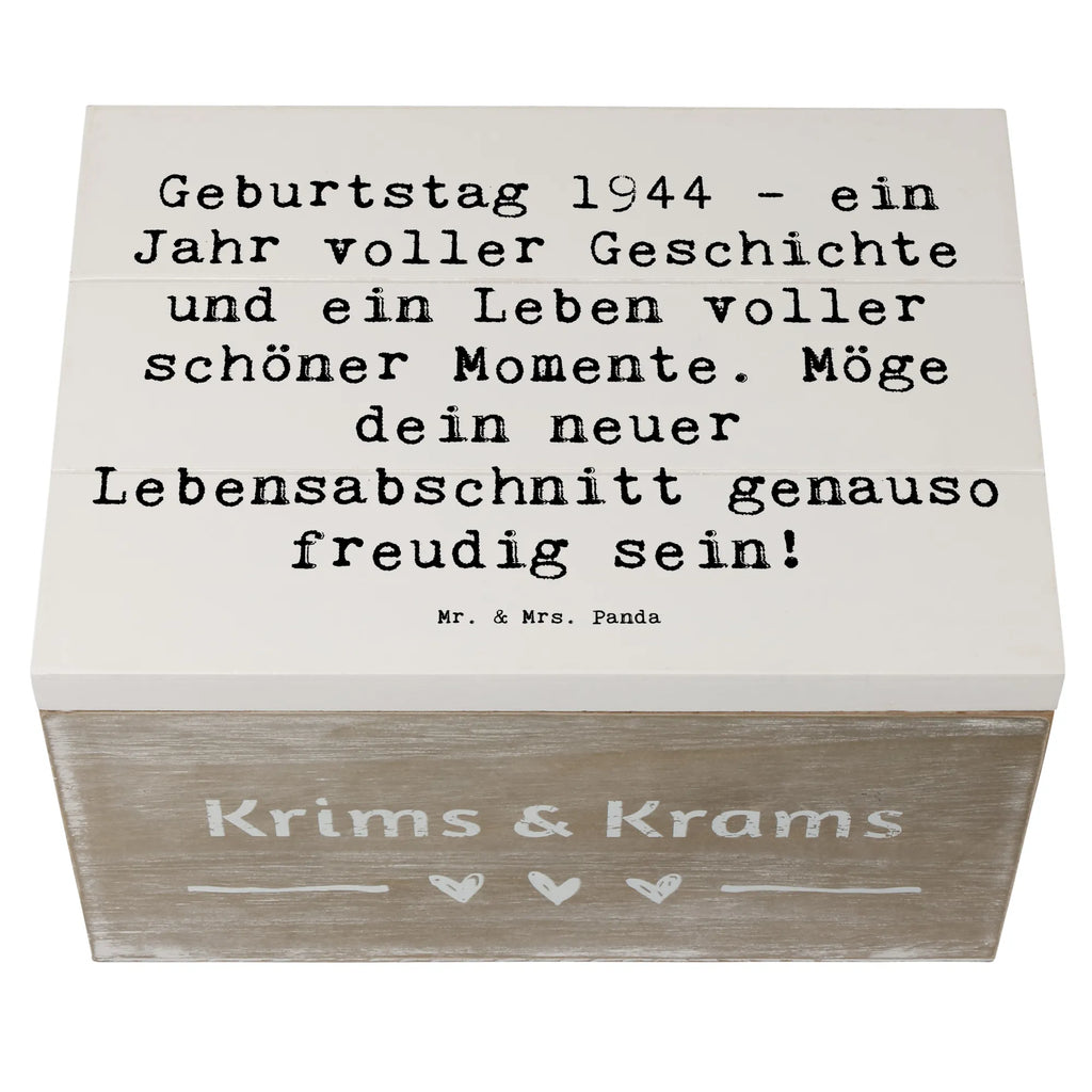 Holzkiste Spruch 1944 Geburtstag Kiste, Schatzkiste, Geschenkbox, XXL, Truhe, Aufbewahrungsbox, Geschenkdose, Erinnerungskiste, Erinnerungsbox, Holzkiste, Schatulle, Dekokiste, Geburtstag, Geburtstagsgeschenk, Geschenk