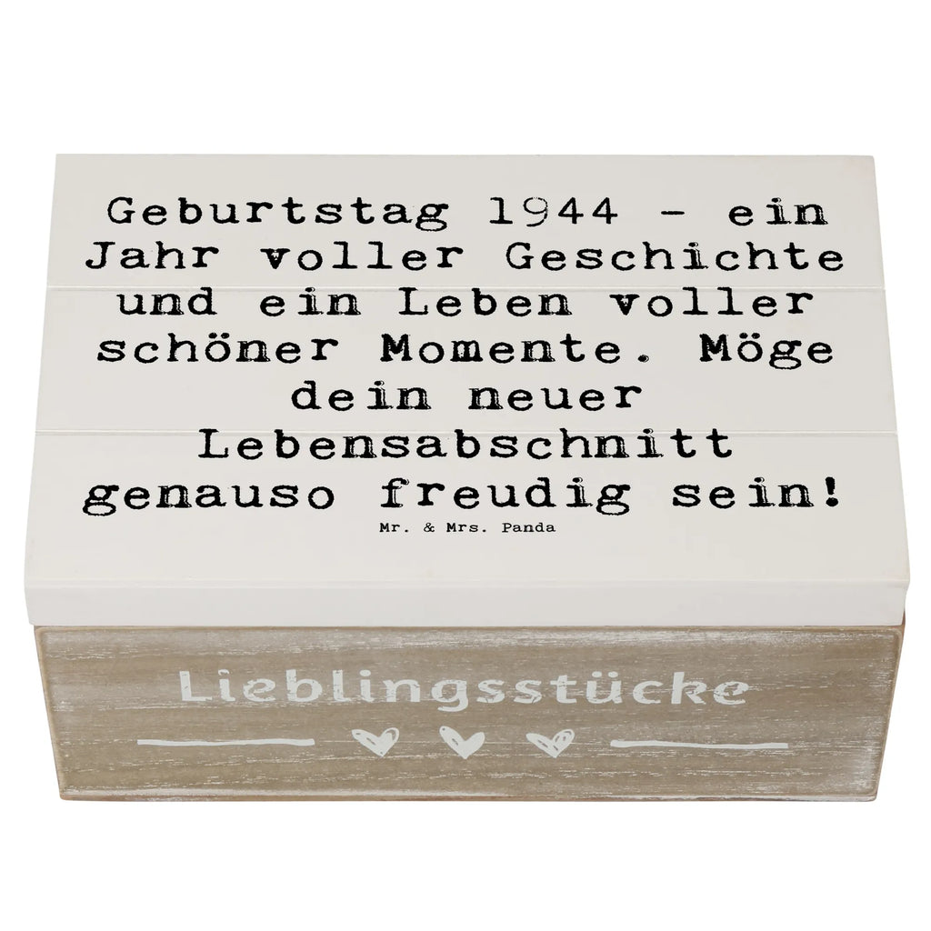 Holzkiste Spruch 1944 Geburtstag Kiste, Schatzkiste, Geschenkbox, XXL, Truhe, Aufbewahrungsbox, Geschenkdose, Erinnerungskiste, Erinnerungsbox, Holzkiste, Schatulle, Dekokiste, Geburtstag, Geburtstagsgeschenk, Geschenk