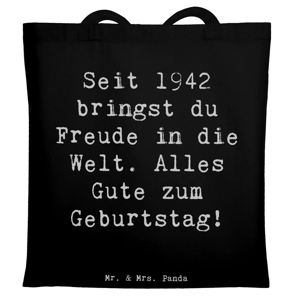 Tragetasche Spruch 1942 Geburtstag Freude Tasche, Einkaufstüte, Beuteltasche, Schultertasche, Laptoptasche, Shopper, Stoffbeutel, Stofftasche, Strandtasche, Umhängetasche, Jutetasche, Einkaufstasche, Beutel, Tragetasche, Jutebeutel, Badetasche, Geburtstag, Geburtstagsgeschenk, Geschenk