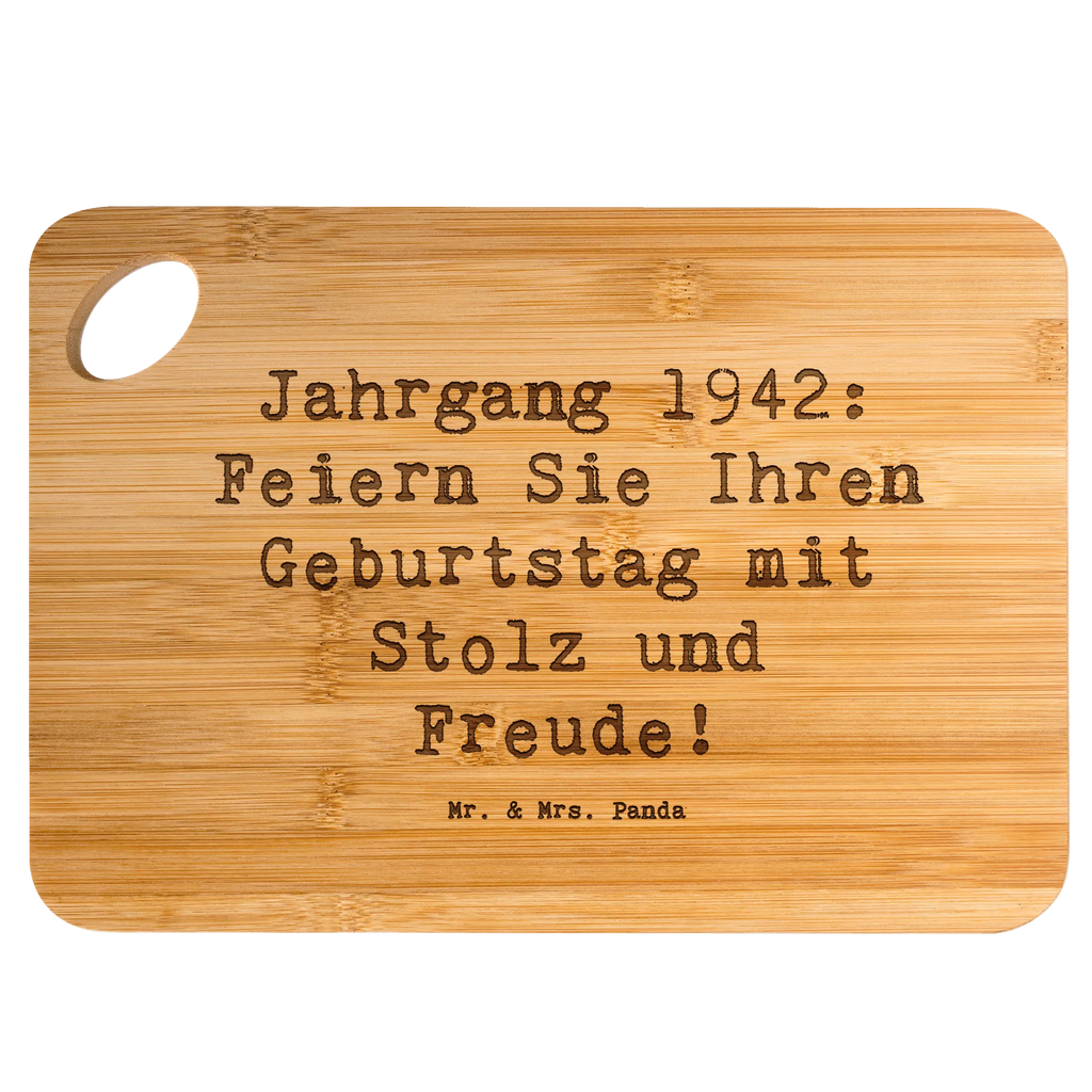 Bambus - deska do krojenia Przysłowie Jahrgang 1942: Feiern Sie Ihren Geburtstag mit Stolz und Freude! Urodziny, prezent urodzinowy, prezent