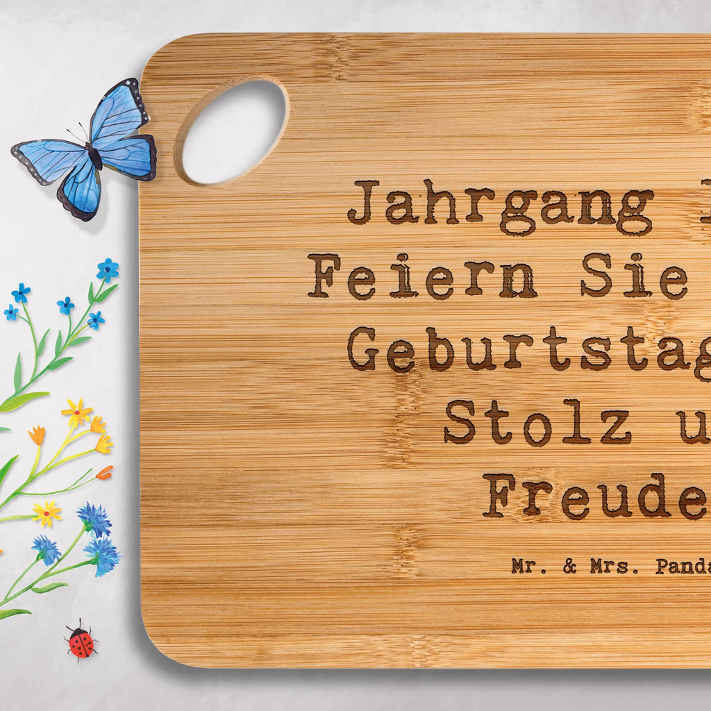 Bambus - deska do krojenia Przysłowie Jahrgang 1942: Feiern Sie Ihren Geburtstag mit Stolz und Freude! Urodziny, prezent urodzinowy, prezent
