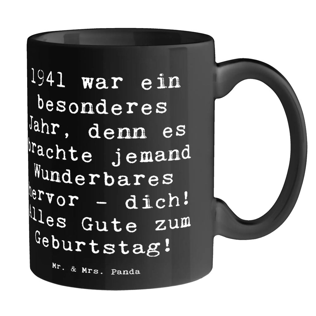 Tasse Spruch 1941 Geburtstag Bürotasse, Porzellantasse, Tasse, Teetasse, Tasse mit Zitaten, Geschenktasse, Kaffeetasse, Keramiktasse, Tasse mit Motiven, Geburtstag, Geburtstagsgeschenk, Geschenk