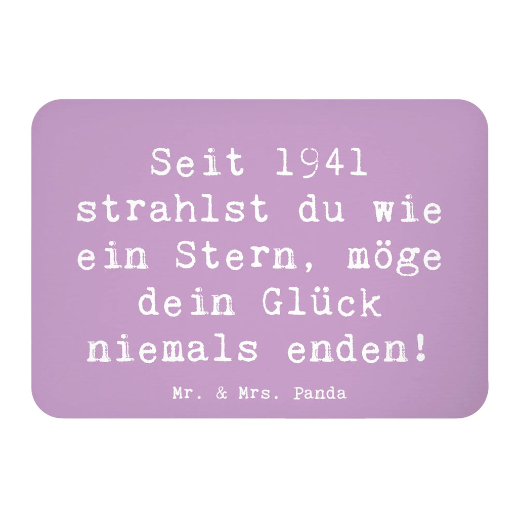 Magnet Saying Seit 1941 strahlst du wie ein Stern, möge dein Glück niemals enden! Whiteboard Magnet, Kühlschrankmagnet, Souvenir Magnet, Motivmagnete, Pinnwandmagnet, Kühlschrank Dekoration, Dekomagnet, Notiz Magnet, Geburtstag, Geburtstagsgeschenk, Geschenk