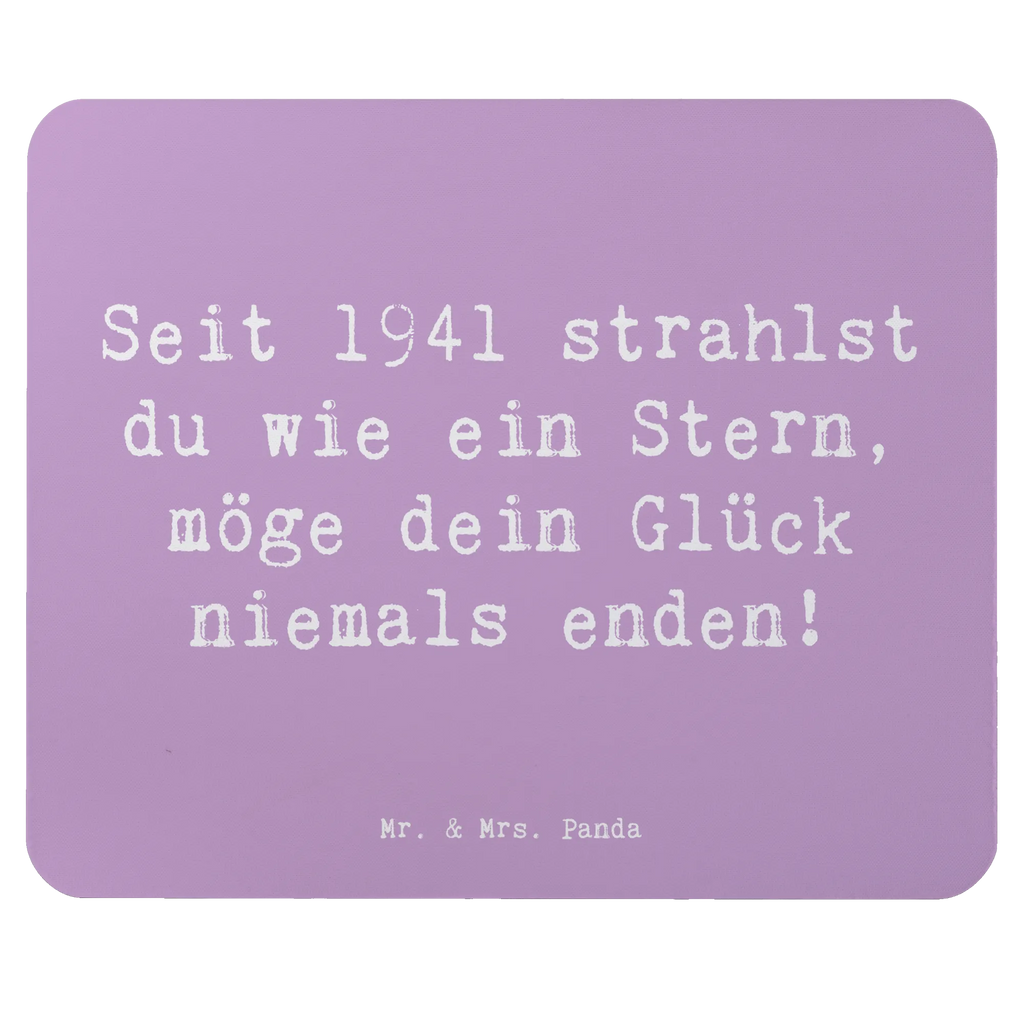 Mouse mat Saying Seit 1941 strahlst du wie ein Stern, möge dein Glück niemals enden! Mauspad Büro, Computer zubehör, Designer Mauspad, Mauspad, PC Zubehör, Arbeitszimmer, Mausunterlage, Einzigartiges Mauspad, Büroausstattung, Mousepad, Geburtstag, Geburtstagsgeschenk, Geschenk