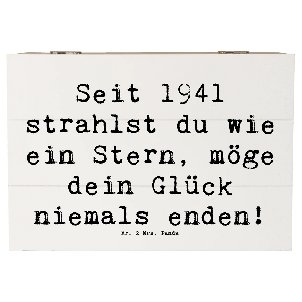 Holzkiste Spruch 1941 Geburtstag Stern Erinnerungsbox, XXL, Schatulle, Truhe, Holzkiste, Geschenkdose, Schatzkiste, Geschenkbox, Dekokiste, Aufbewahrungsbox, Kiste, Erinnerungskiste, Geburtstag, Geburtstagsgeschenk, Geschenk