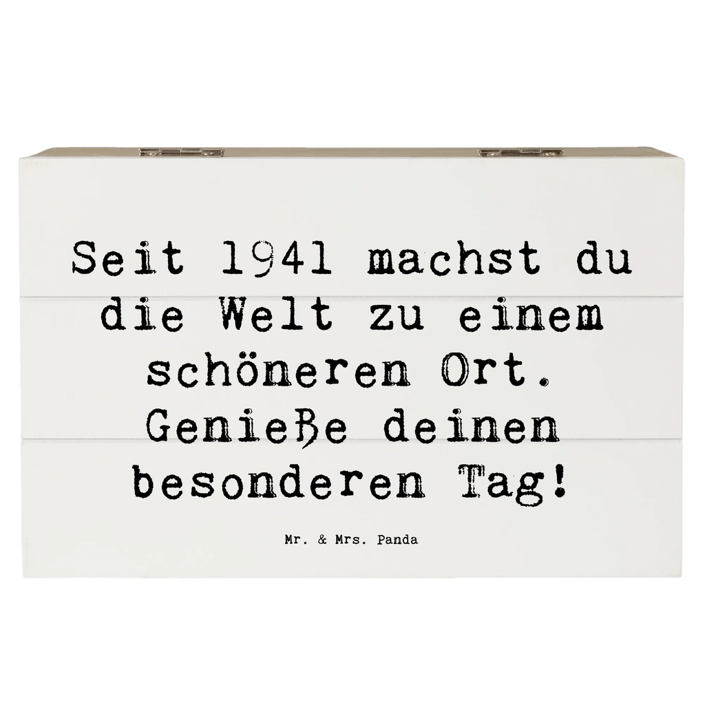 Holzkiste Spruch 1941 Geburtstag Geschenkdose, Kiste, Geschenkbox, Erinnerungskiste, Dekokiste, Schatulle, Truhe, XXL, Erinnerungsbox, Schatzkiste, Aufbewahrungsbox, Holzkiste, Geburtstag, Geburtstagsgeschenk, Geschenk