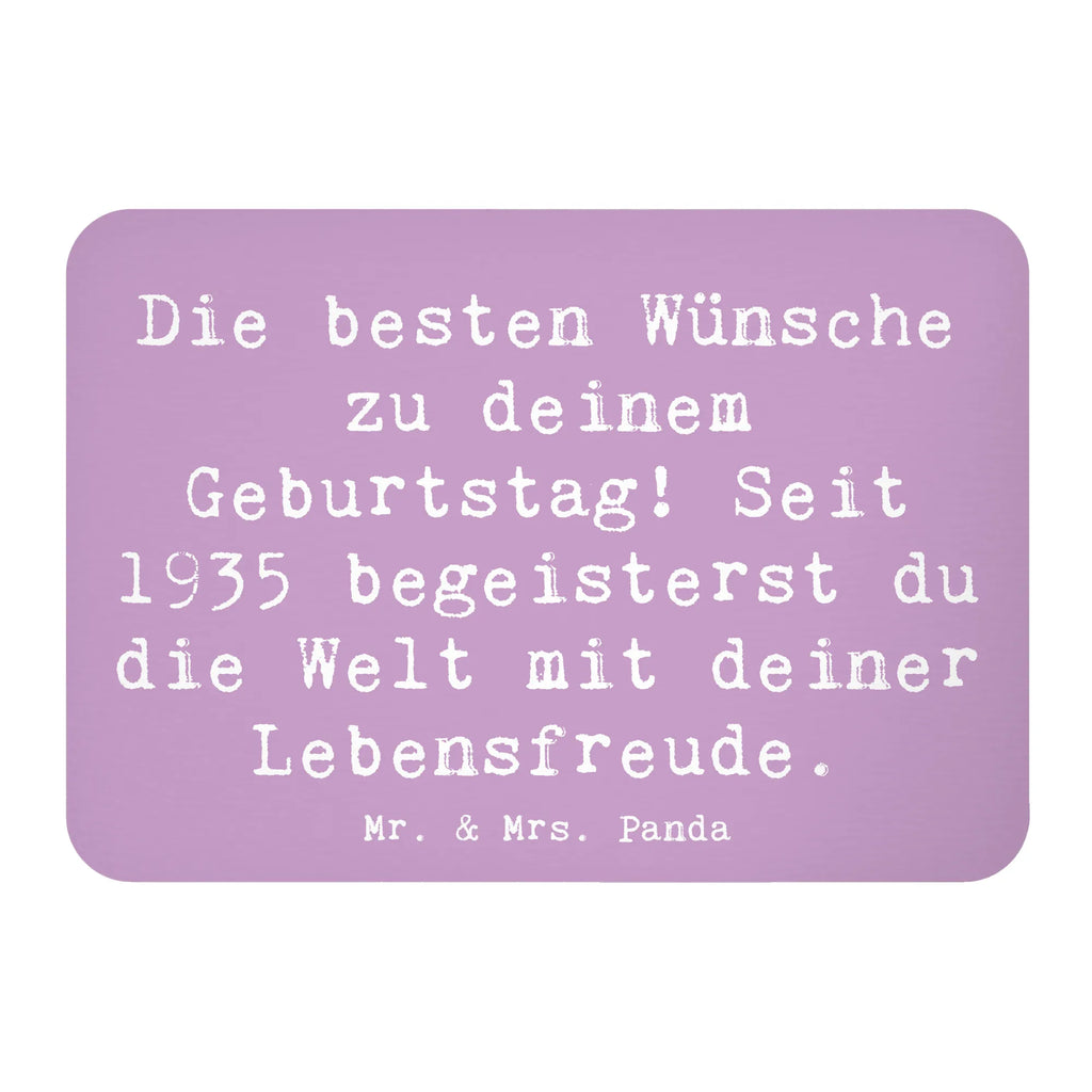 Magnet Saying Die besten Wünsche zu deinem Geburtstag! Seit 1935 begeisterst du die Welt mit deiner Lebensfreude. Kühlschrankmagnet, Pinnwandmagnet, Whiteboard Magnet, Souvenir Magnet, Motivmagnete, Dekomagnet, Notiz Magnet, Kühlschrank Dekoration, Geburtstag, Geburtstagsgeschenk, Geschenk